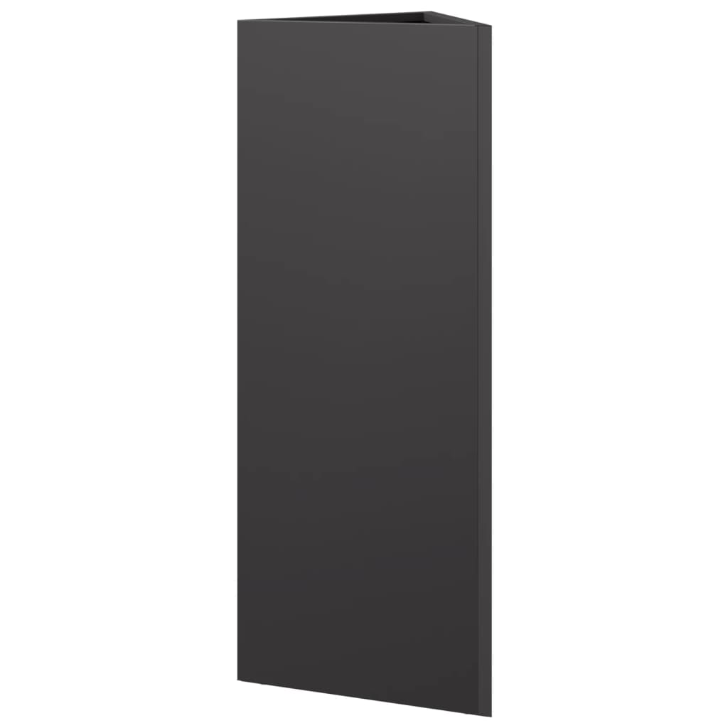 Sodo loveliai, 2vnt., juodi, 30x26x75cm, plienas, trikampiai Sodo loveliai, 2vnt., juodi, 30x26x75cm, plienas, trikampiai - Image 8