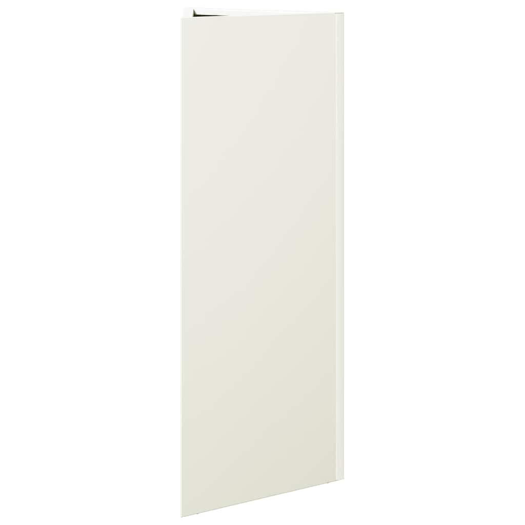 Sodo lovelis, baltos spalvos, 30x26x75cm, plienas, trikampis Sodo lovelis, baltos spalvos, 30x26x75cm, plienas, trikampis - Image 4