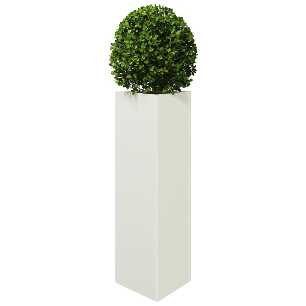 Sodo loveliai, 2vnt., balti, 30x26x75cm, plienas, trikampiai Sodo loveliai, 2vnt., balti, 30x26x75cm, plienas, trikampiai - Image 4