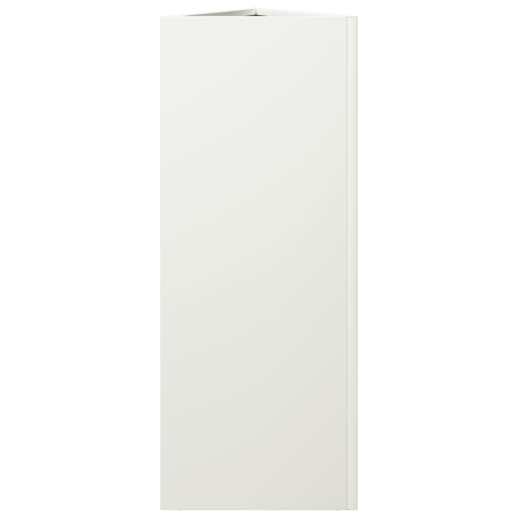 Sodo loveliai, 2vnt., balti, 30x26x75cm, plienas, trikampiai Sodo loveliai, 2vnt., balti, 30x26x75cm, plienas, trikampiai - Image 7