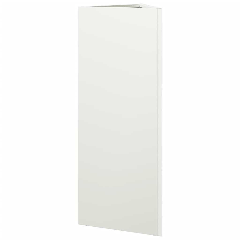 Sodo loveliai, 2vnt., balti, 30x26x75cm, plienas, trikampiai Sodo loveliai, 2vnt., balti, 30x26x75cm, plienas, trikampiai - Image 8