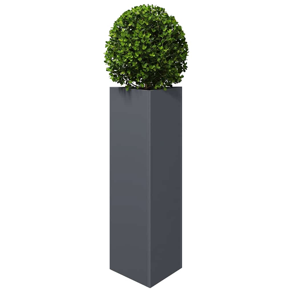 Sodo lovelis, antracito, 30x26x75cm, plienas, trikampis Sodo lovelis, antracito, 30x26x75cm, plienas, trikampis - Image 3