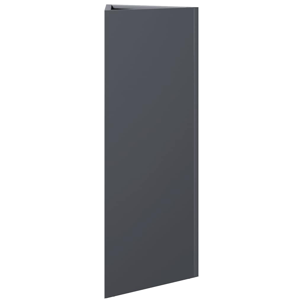 Sodo lovelis, antracito, 30x26x75cm, plienas, trikampis Sodo lovelis, antracito, 30x26x75cm, plienas, trikampis - Image 4