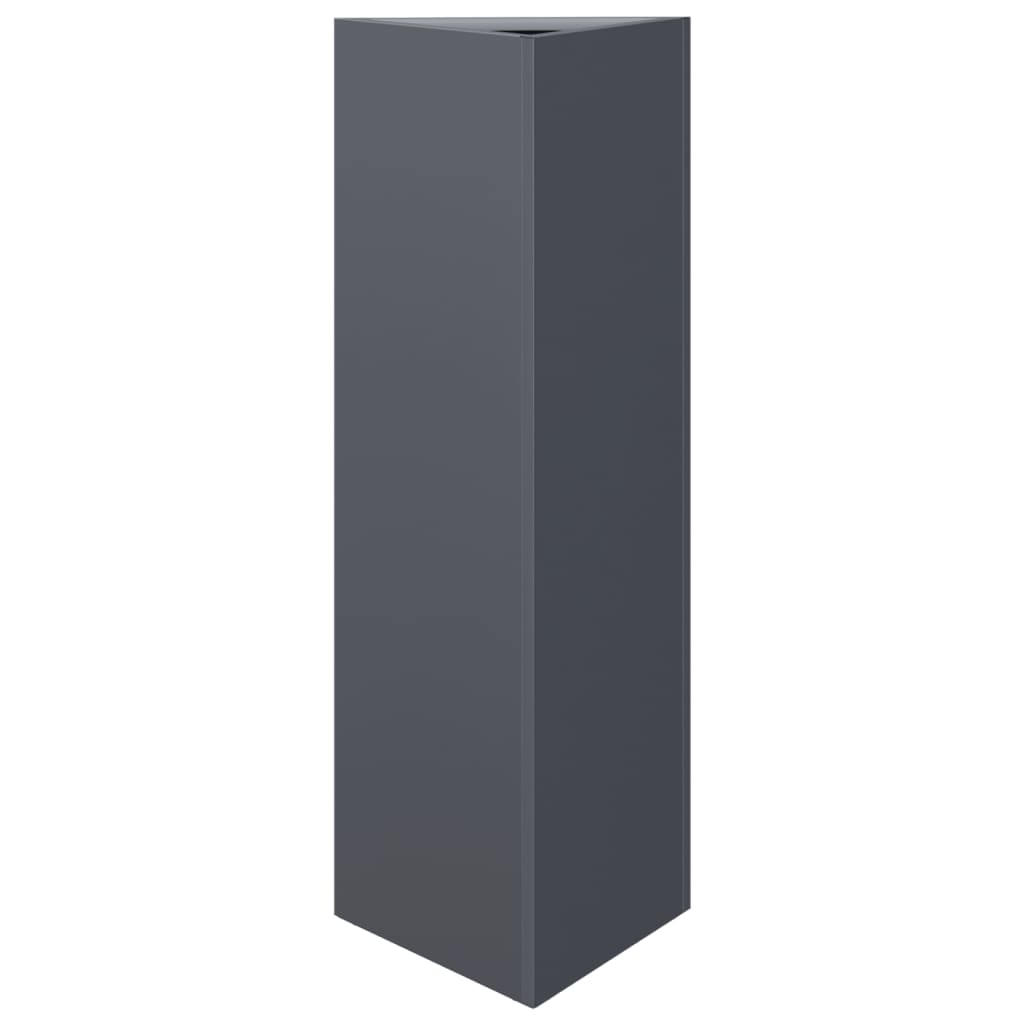 Sodo loveliai, 2vnt., antracito, 30x26x75cm, plienas Sodo loveliai, 2vnt., antracito, 30x26x75cm, plienas - Image 5