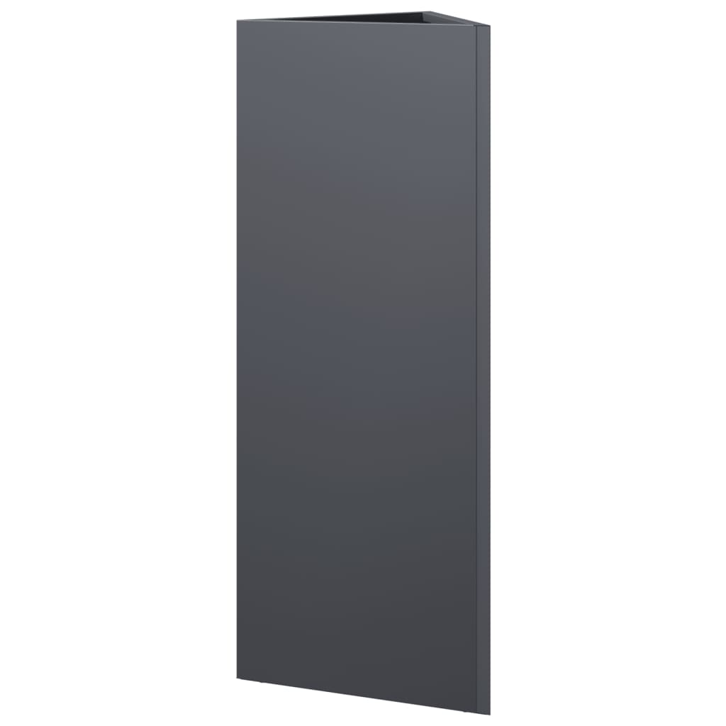 Sodo loveliai, 2vnt., antracito, 30x26x75cm, plienas Sodo loveliai, 2vnt., antracito, 30x26x75cm, plienas - Image 8