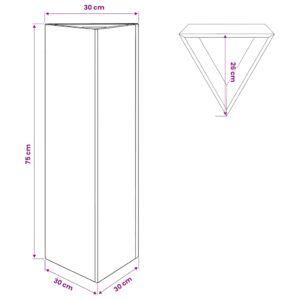 Sodo loveliai, 2vnt., 30x26x75cm, galvanizuotas plienas