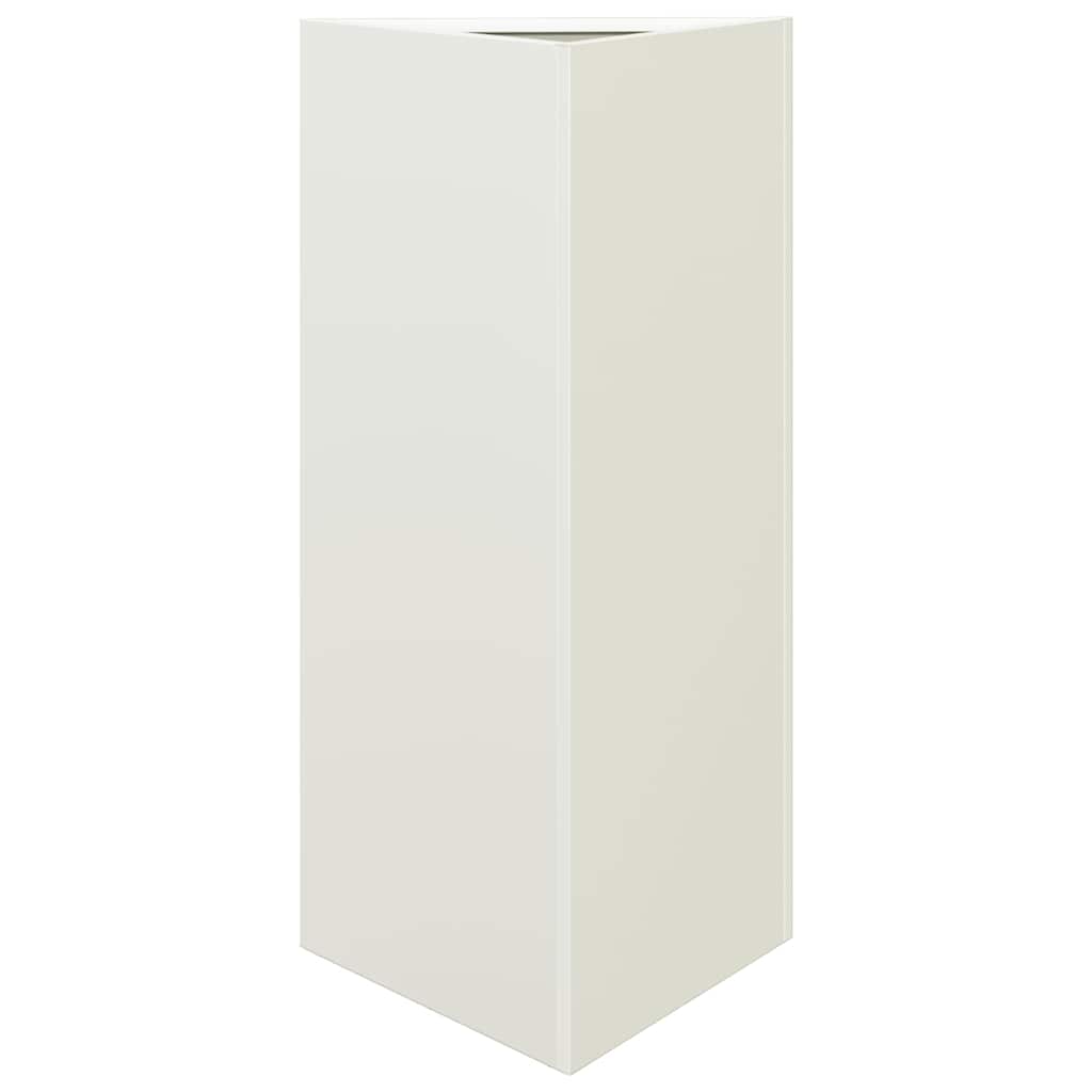Sodo loveliai, 2vnt., balti, 40×34,5x75cm, plienas, trikampiai Sodo loveliai, 2vnt., balti, 40x34,5x75cm, plienas, trikampiai - Image 5