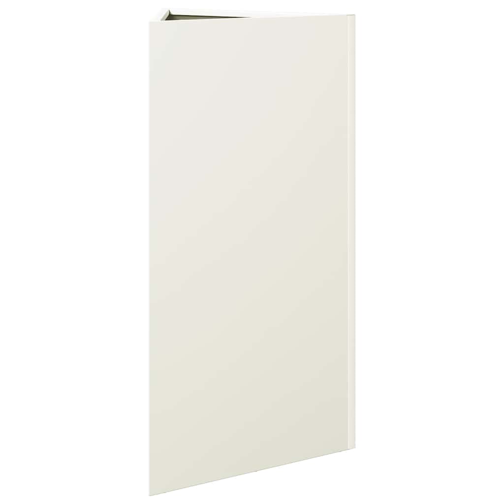 Sodo loveliai, 2vnt., balti, 40×34,5x75cm, plienas, trikampiai Sodo loveliai, 2vnt., balti, 40x34,5x75cm, plienas, trikampiai - Image 6
