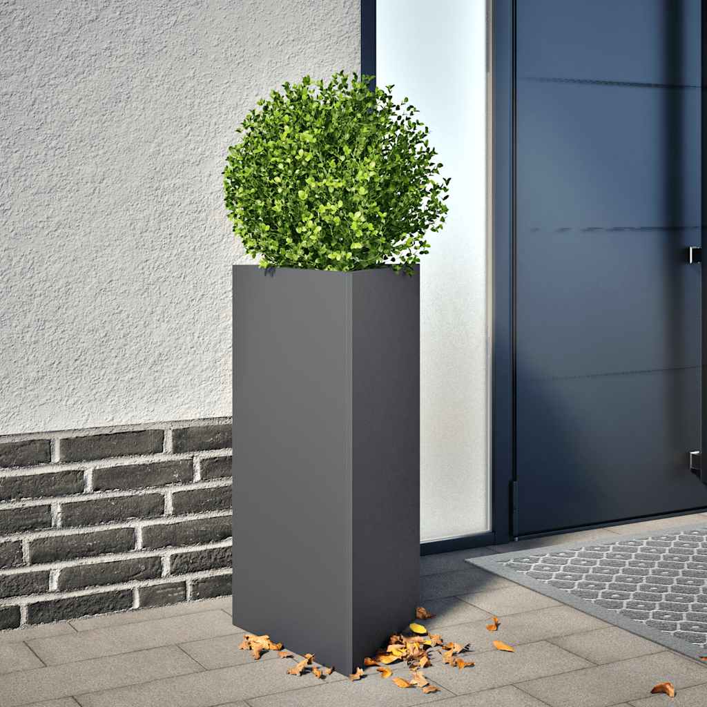 Sodo loveliai, 2vnt., antracito, 40×34,5x75cm, plienas Sodo loveliai, 2vnt., antracito, 40x34,5x75cm, plienas - Image 2