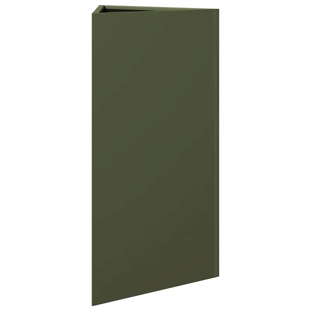 Sodo lovelis, alyvuogių, 40×34,5x75cm, plienas, trikampis Sodo lovelis, alyvuogių, 40x34,5x75cm, plienas, trikampis - Image 4