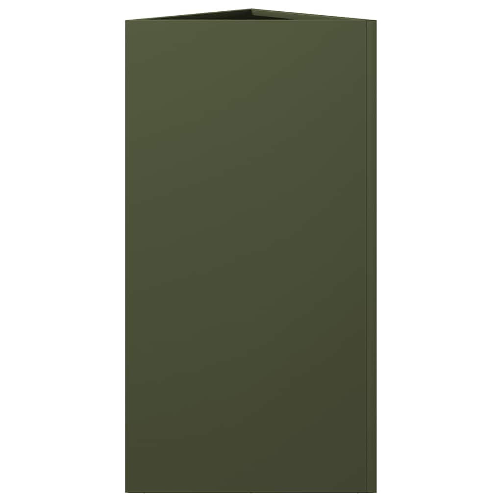 Sodo lovelis, alyvuogių, 40×34,5x75cm, plienas, trikampis Sodo lovelis, alyvuogių, 40x34,5x75cm, plienas, trikampis - Image 5