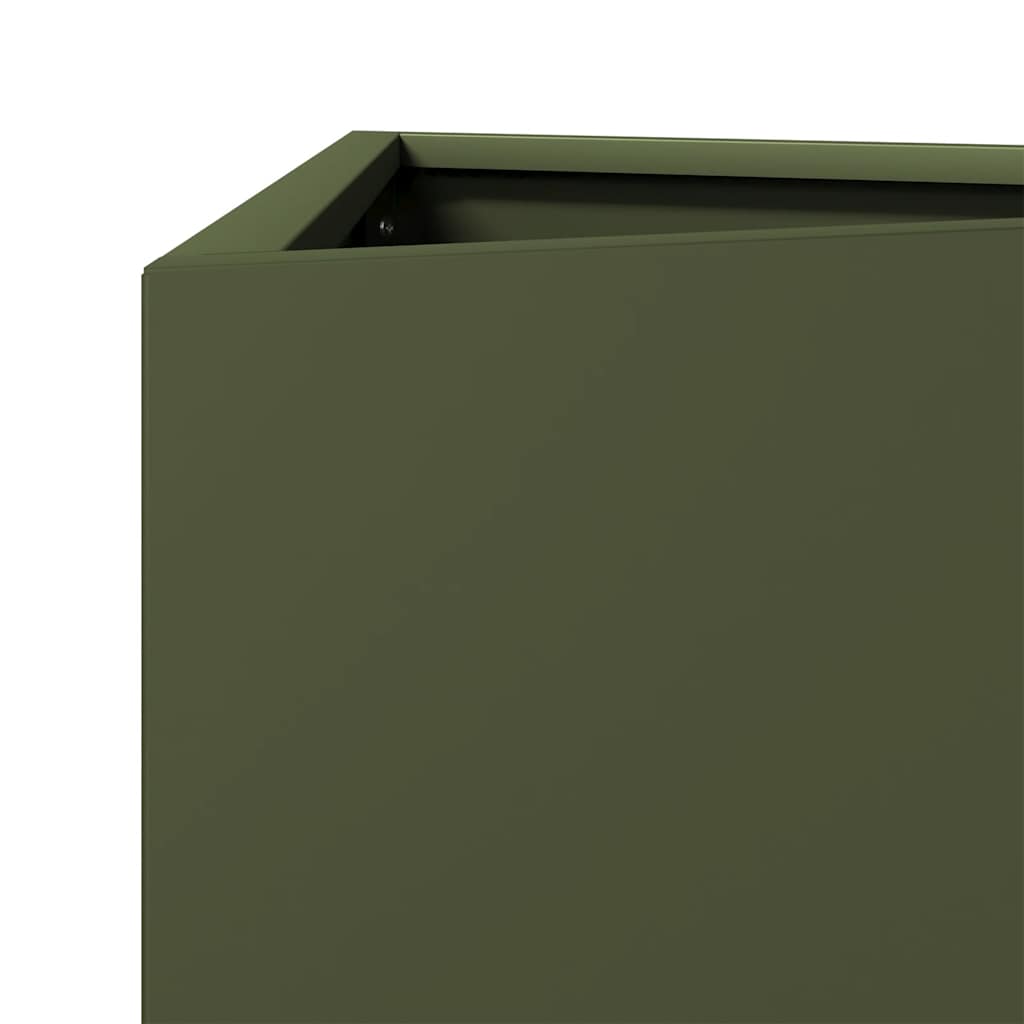 Sodo lovelis, alyvuogių, 40×34,5x75cm, plienas, trikampis Sodo lovelis, alyvuogių, 40x34,5x75cm, plienas, trikampis - Image 7