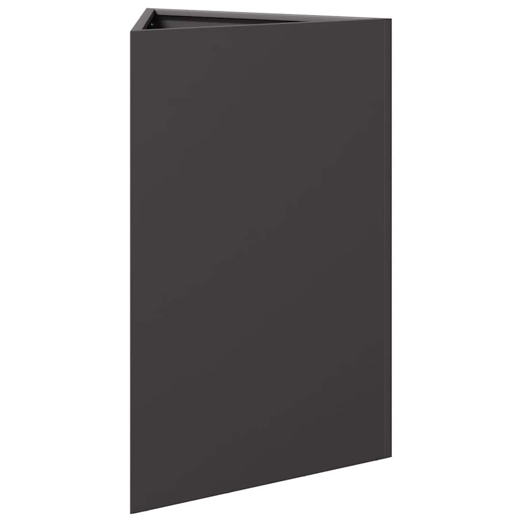 Sodo lovelis, juodos spalvos, 50x43x75cm, plienas, trikampis Sodo lovelis, juodos spalvos, 50x43x75cm, plienas, trikampis - Image 4