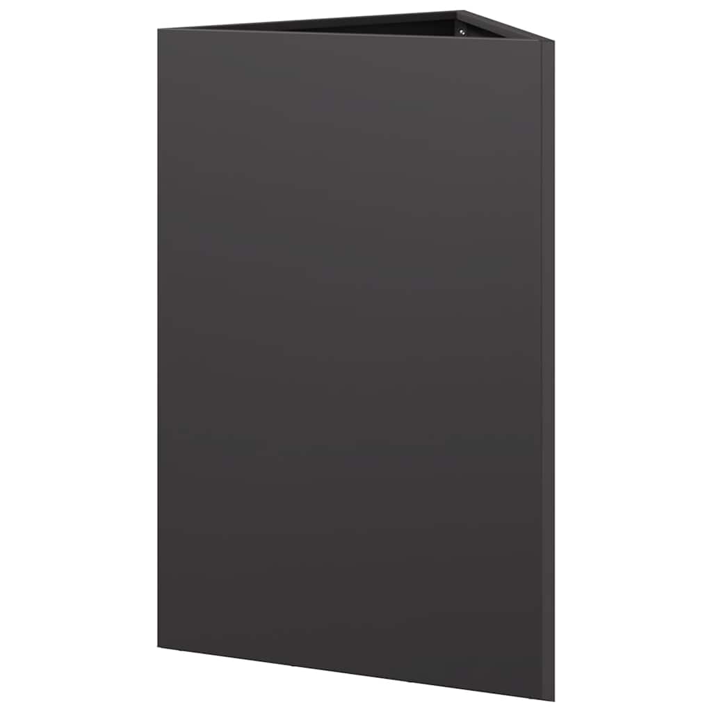Sodo lovelis, juodos spalvos, 50x43x75cm, plienas, trikampis Sodo lovelis, juodos spalvos, 50x43x75cm, plienas, trikampis - Image 6