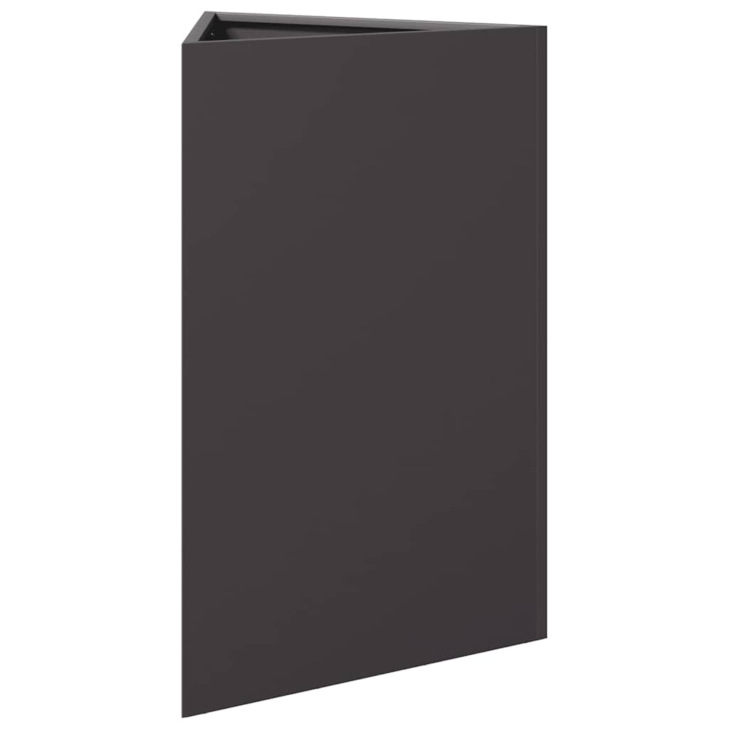 Sodo loveliai, 2vnt., juodi, 50x43x75cm, plienas, trikampiai Sodo loveliai, 2vnt., juodi, 50x43x75cm, plienas, trikampiai - Image 6