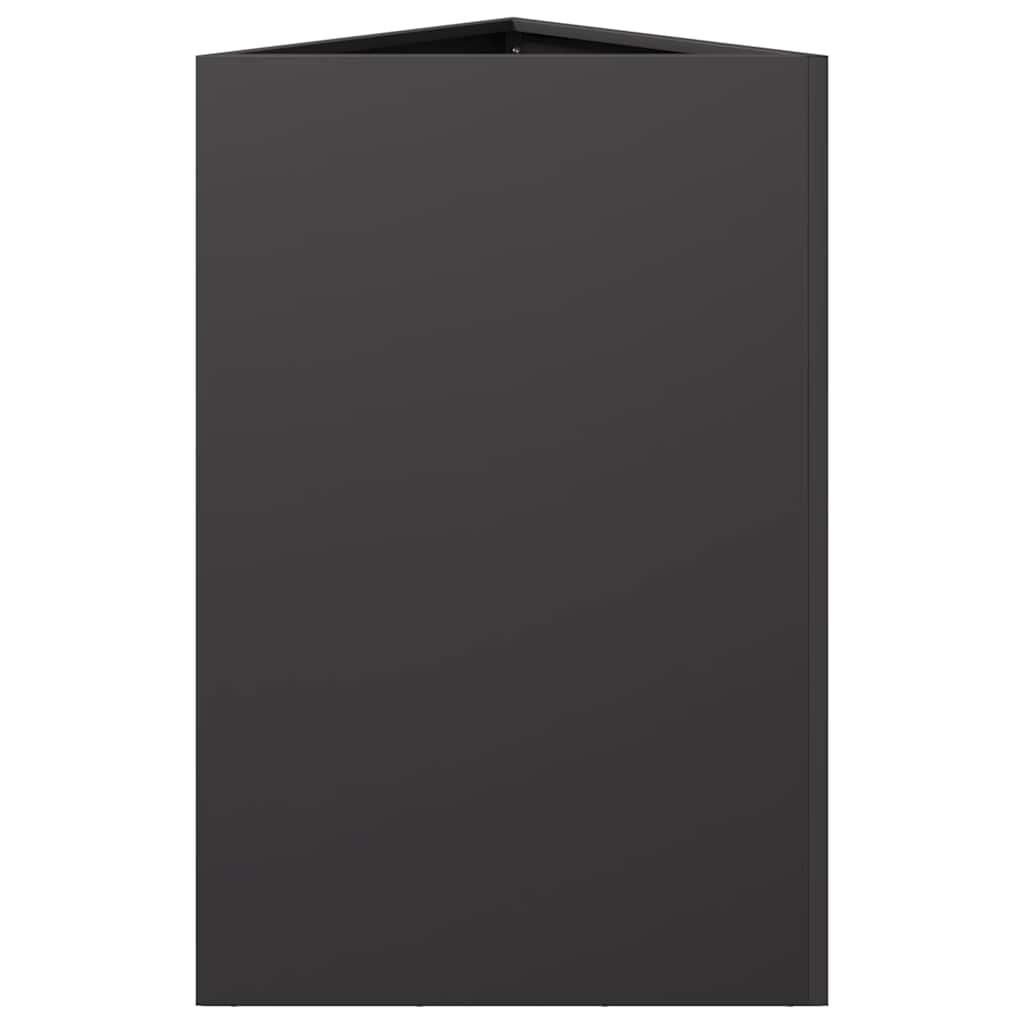 Sodo loveliai, 2vnt., juodi, 50x43x75cm, plienas, trikampiai Sodo loveliai, 2vnt., juodi, 50x43x75cm, plienas, trikampiai - Image 7