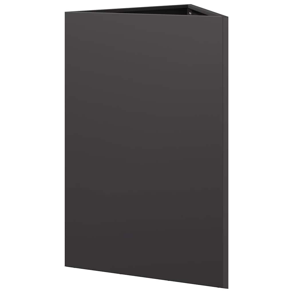 Sodo loveliai, 2vnt., juodi, 50x43x75cm, plienas, trikampiai Sodo loveliai, 2vnt., juodi, 50x43x75cm, plienas, trikampiai - Image 8
