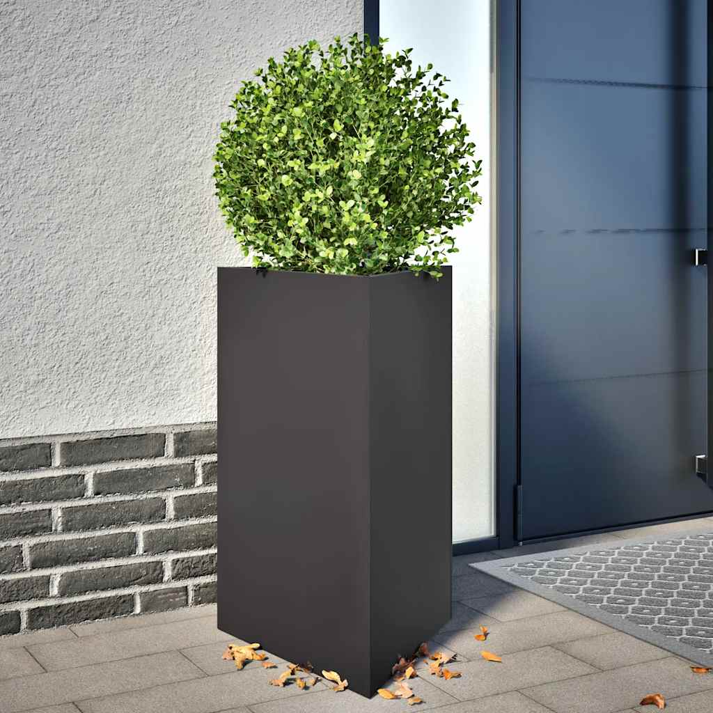 Sodo loveliai, 2vnt., juodi, 50x43x75cm, plienas, trikampiai Sodo loveliai, 2vnt., juodi, 50x43x75cm, plienas, trikampiai - Image 2