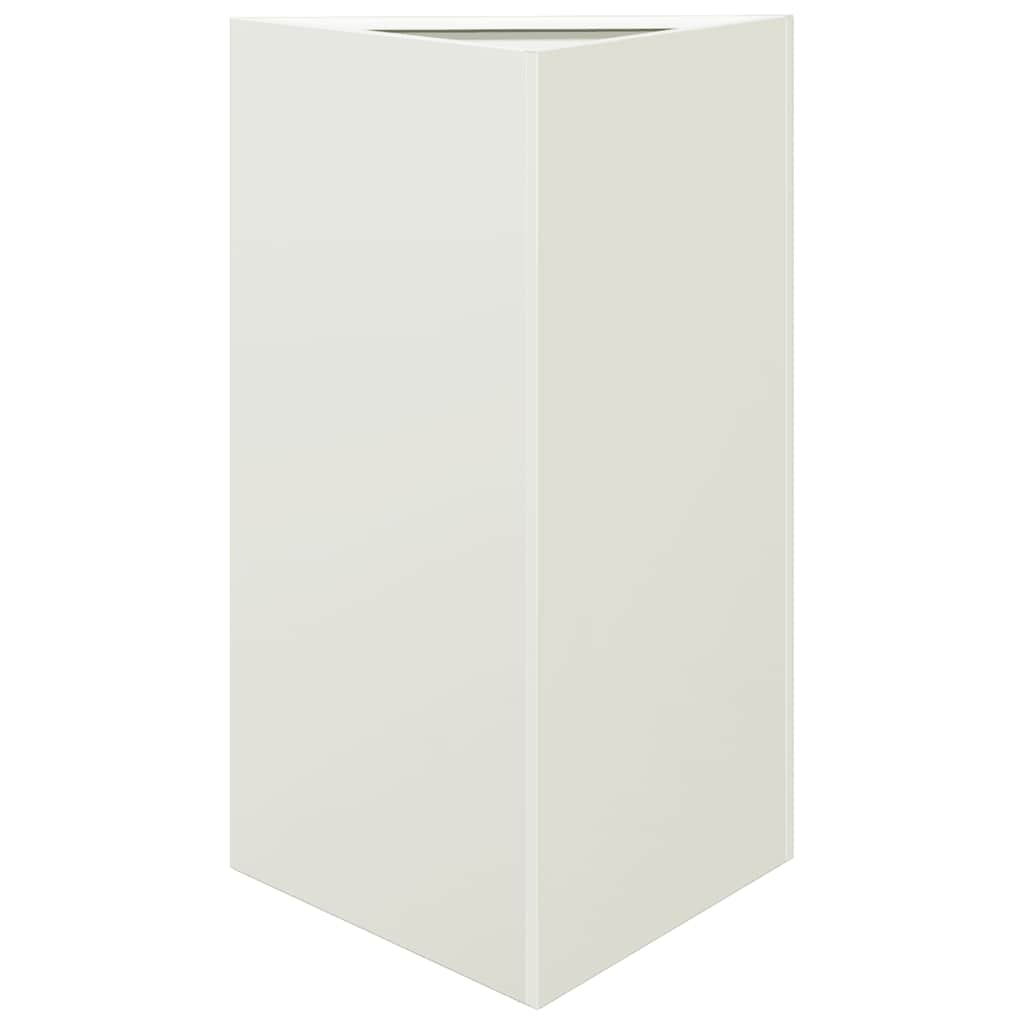 Sodo loveliai, 2vnt., balti, 50x43x75cm, plienas, trikampiai Sodo loveliai, 2vnt., balti, 50x43x75cm, plienas, trikampiai - Image 5