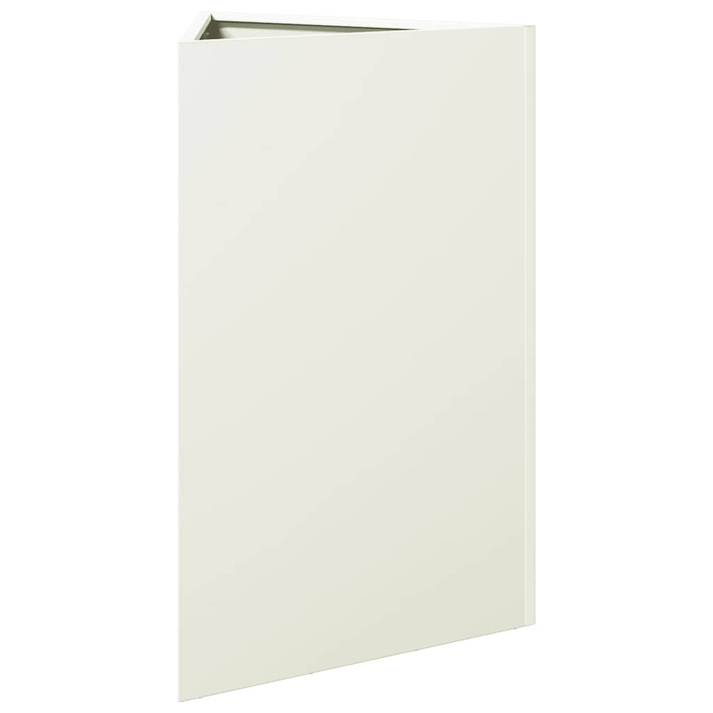 Sodo loveliai, 2vnt., balti, 50x43x75cm, plienas, trikampiai Sodo loveliai, 2vnt., balti, 50x43x75cm, plienas, trikampiai - Image 6