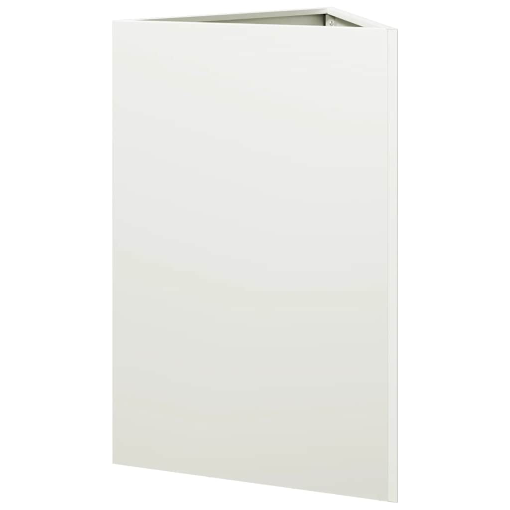 Sodo loveliai, 2vnt., balti, 50x43x75cm, plienas, trikampiai Sodo loveliai, 2vnt., balti, 50x43x75cm, plienas, trikampiai - Image 8