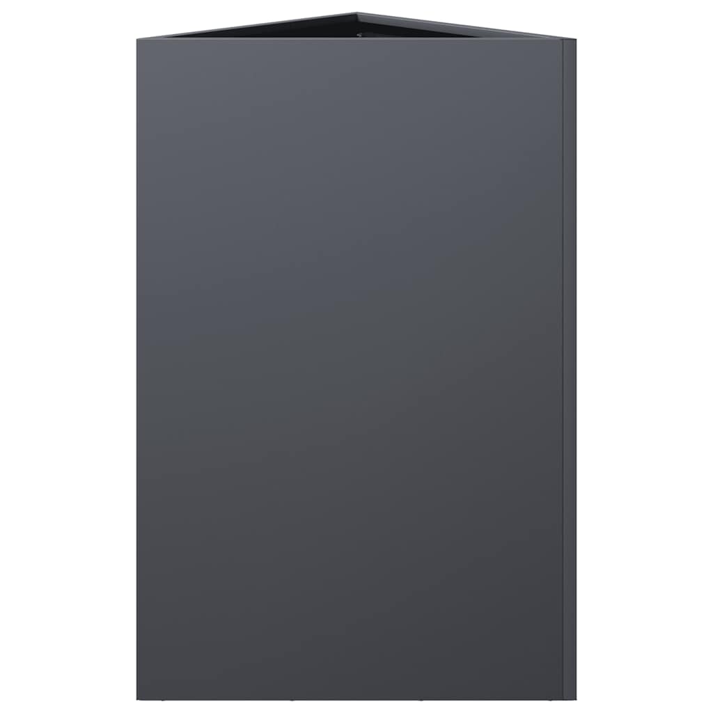 Sodo lovelis, antracito, 50x43x75cm, plienas, trikampis Sodo lovelis, antracito, 50x43x75cm, plienas, trikampis - Image 5