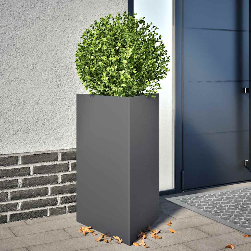 Sodo lovelis, antracito, 50x43x75cm, plienas, trikampis Sodo lovelis, antracito, 50x43x75cm, plienas, trikampis - Image 2