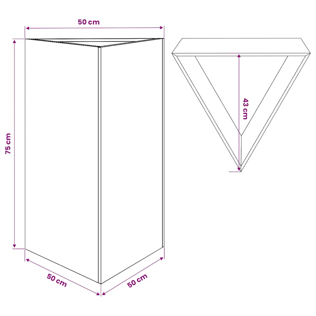 Sodo loveliai, 2vnt., antracito, 50x43x75cm, plienas Sodo loveliai, 2vnt., antracito, 50x43x75cm, plienas