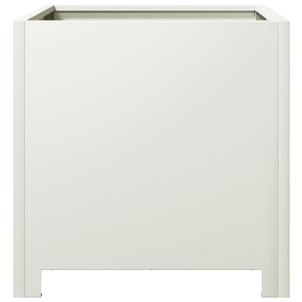 Sodo loveliai, 2vnt., baltos spalvos, 40x40x40cm, plienas Sodo loveliai, 2vnt., baltos spalvos, 40x40x40cm, plienas - Image 7