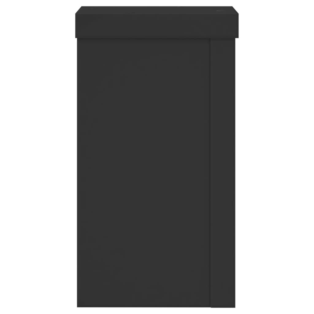 Stovai augalams, 2vnt., juodi, 10x10x18cm, apdirbta mediena Stovai augalams, 2vnt., juodi, 10x10x18cm, apdirbta mediena - Image 8