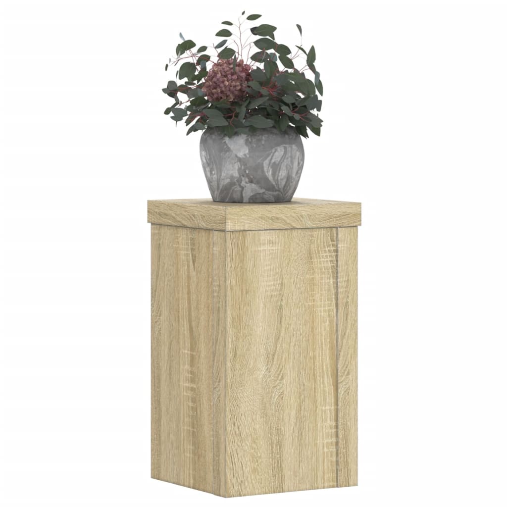 Stovai augalams, 2vnt., ąžuolo, 10x10x18cm, apdirbta mediena Stovai augalams, 2vnt., ąžuolo, 10x10x18cm, apdirbta mediena - Image 9
