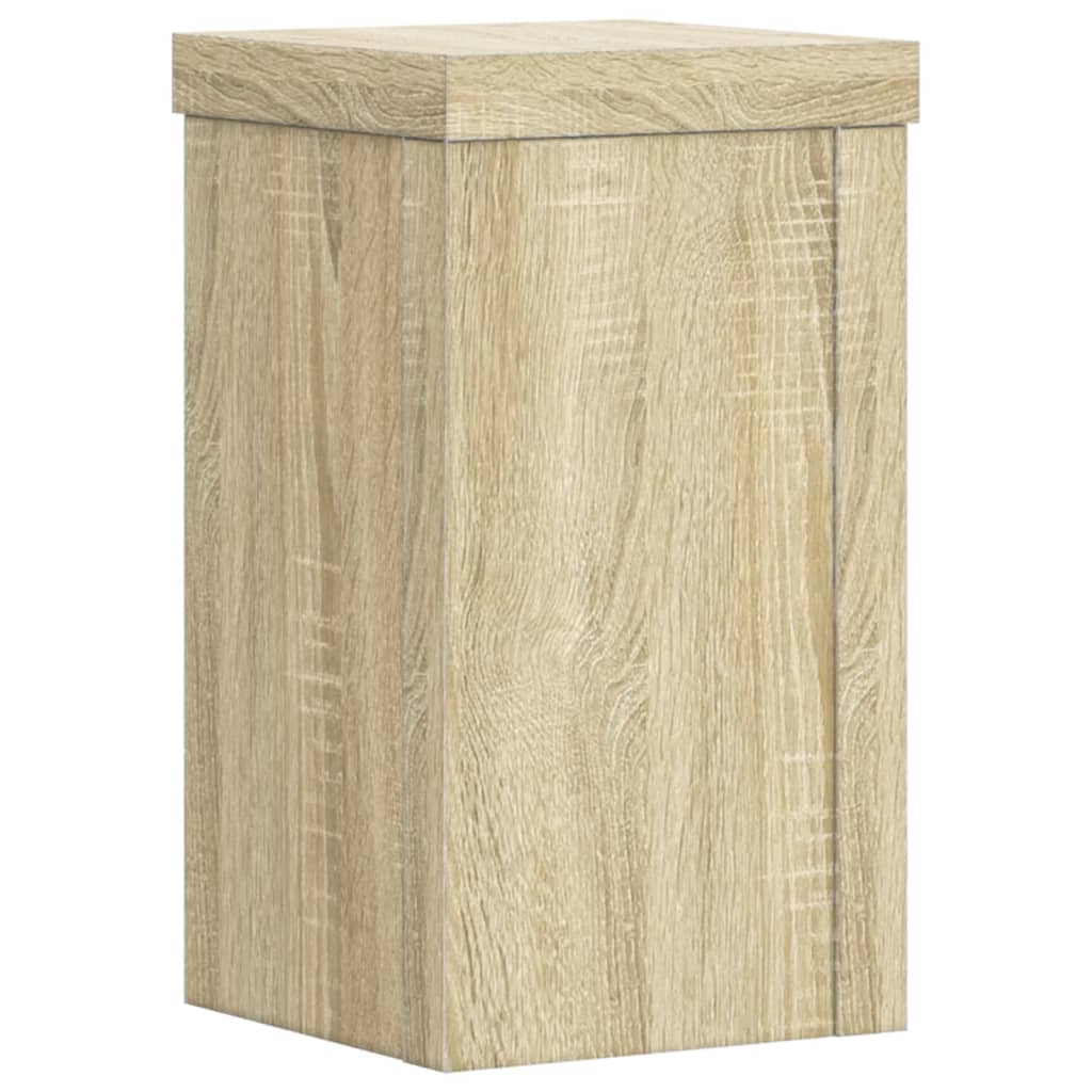 Stovai augalams, 2vnt., ąžuolo, 10x10x18cm, apdirbta mediena Stovai augalams, 2vnt., ąžuolo, 10x10x18cm, apdirbta mediena - Image 4