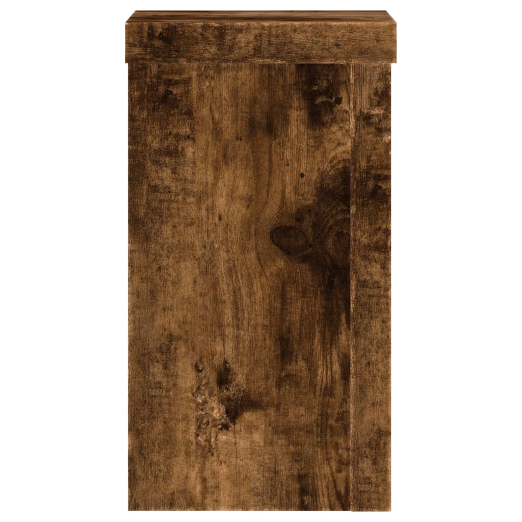 Stovai augalams, 2vnt., dūminiai, 10x10x18cm, apdirbta mediena Stovai augalams, 2vnt., dūminiai, 10x10x18cm, apdirbta mediena - Image 7