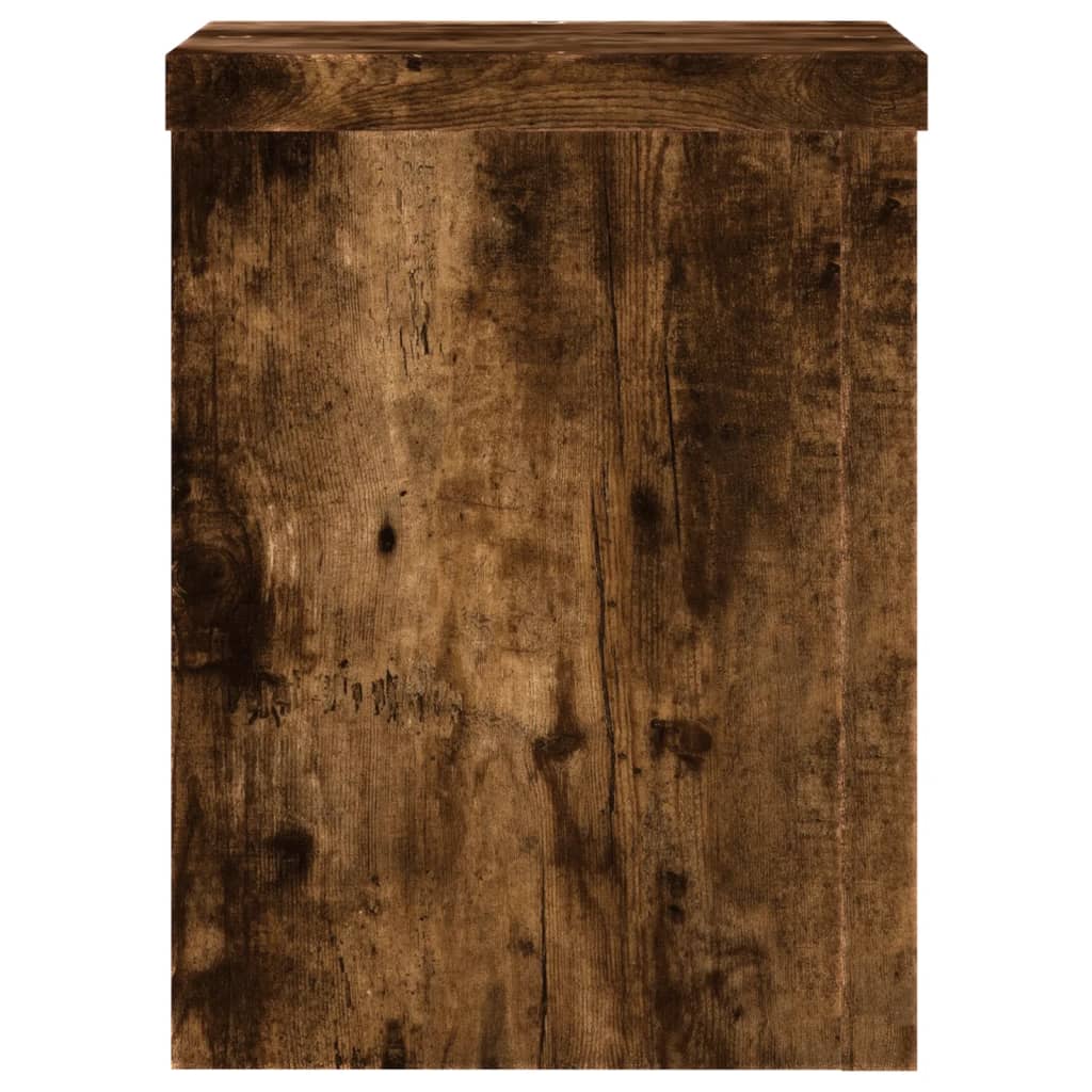 Stovai augalams, 2vnt., dūminiai, 15x15x20cm, apdirbta mediena Stovai augalams, 2vnt., dūminiai, 15x15x20cm, apdirbta mediena - Image 8