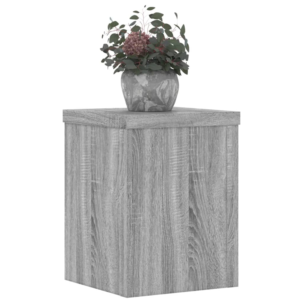 Stovai augalams, 2vnt., pilki ąžuolo, 15x15x20cm, mediena Stovai augalams, 2vnt., pilki ąžuolo, 15x15x20cm, mediena - Image 10