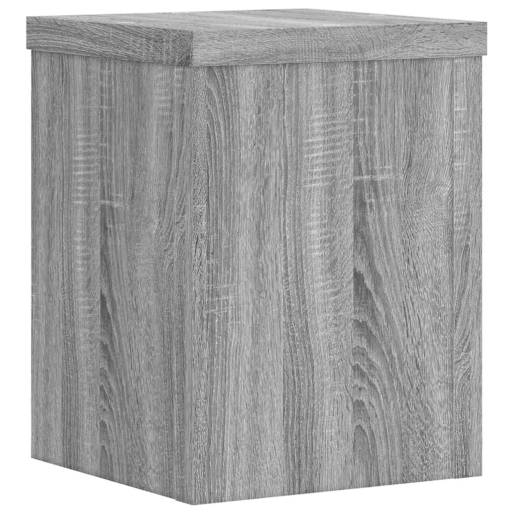 Stovai augalams, 2vnt., pilki ąžuolo, 15x15x20cm, mediena Stovai augalams, 2vnt., pilki ąžuolo, 15x15x20cm, mediena - Image 5