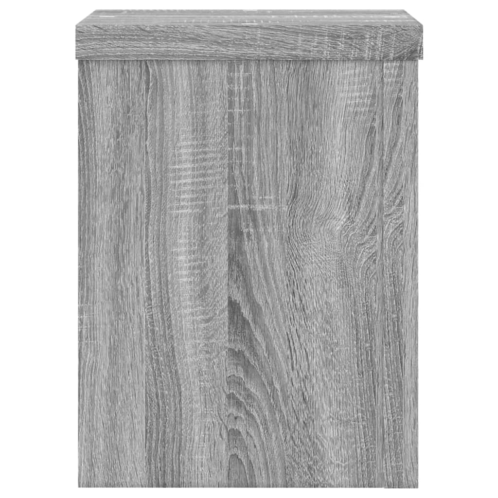Stovai augalams, 2vnt., pilki ąžuolo, 15x15x20cm, mediena Stovai augalams, 2vnt., pilki ąžuolo, 15x15x20cm, mediena - Image 8