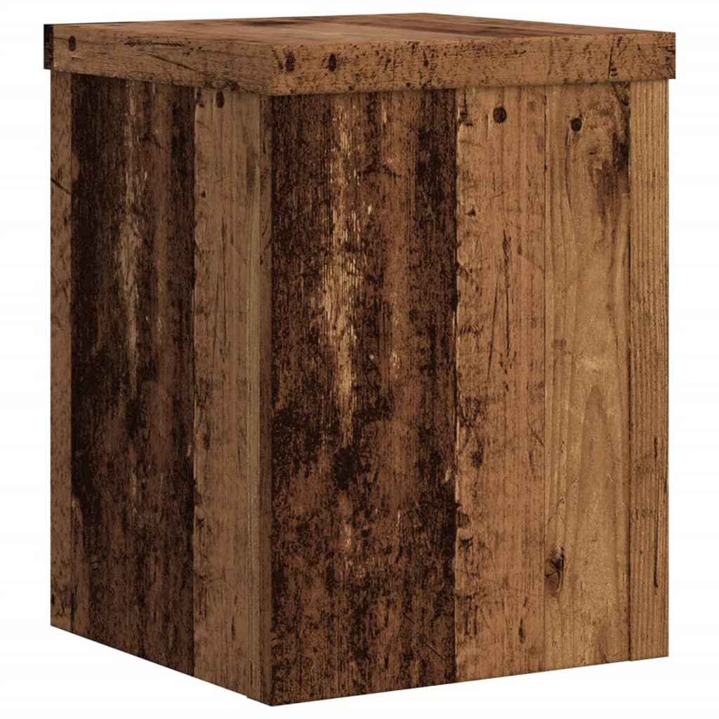 Stovai augalams, 2vnt., sendintos medienos, 15x15x20cm, mediena Stovai augalams, 2vnt., sendintos medienos, 15x15x20cm, mediena - Image 6