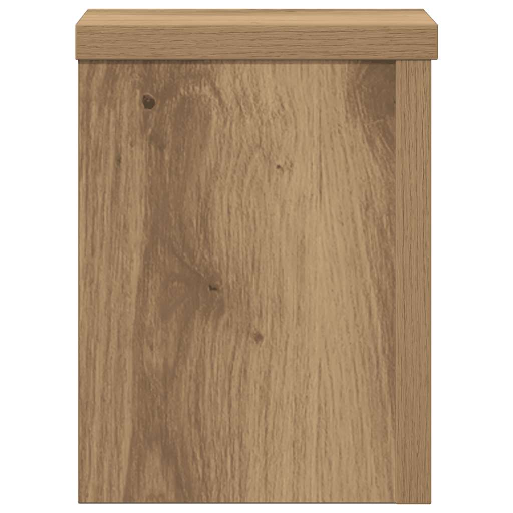 Stovai augalams, 2vnt., artisano ąžuolo, 15x15x20cm, mediena Stovai augalams, 2vnt., artisano ąžuolo, 15x15x20cm, mediena - Image 7