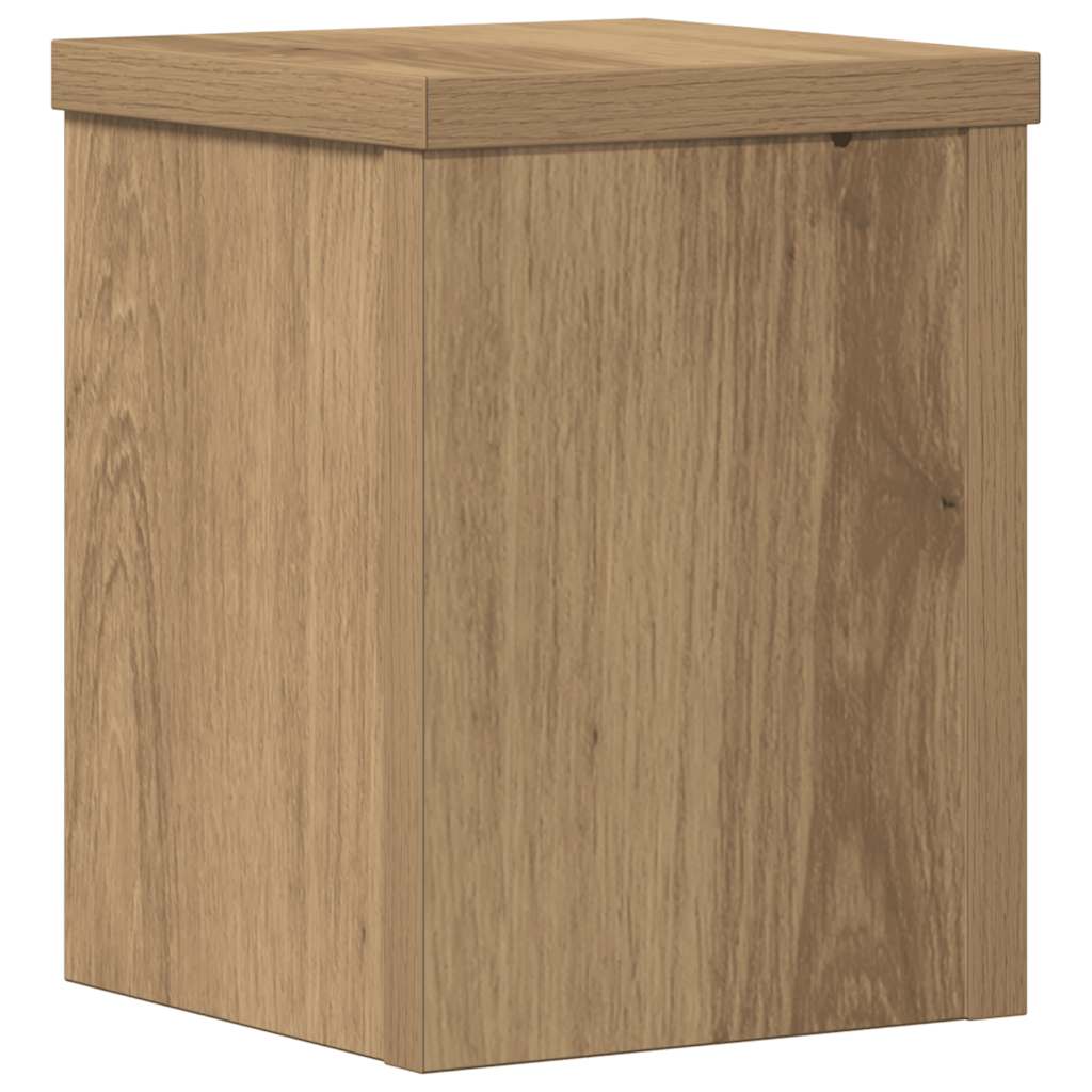 Stovai augalams, 2vnt., artisano ąžuolo, 15x15x20cm, mediena Stovai augalams, 2vnt., artisano ąžuolo, 15x15x20cm, mediena - Image 6
