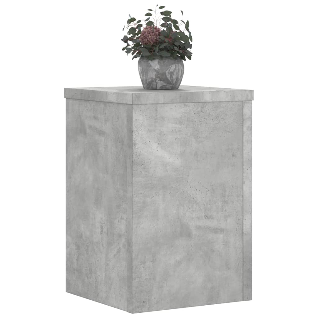 Stovai augalams, 2vnt., betono, 20x20x30cm, apdirbta mediena Stovai augalams, 2vnt., betono, 20x20x30cm, apdirbta mediena - Image 10