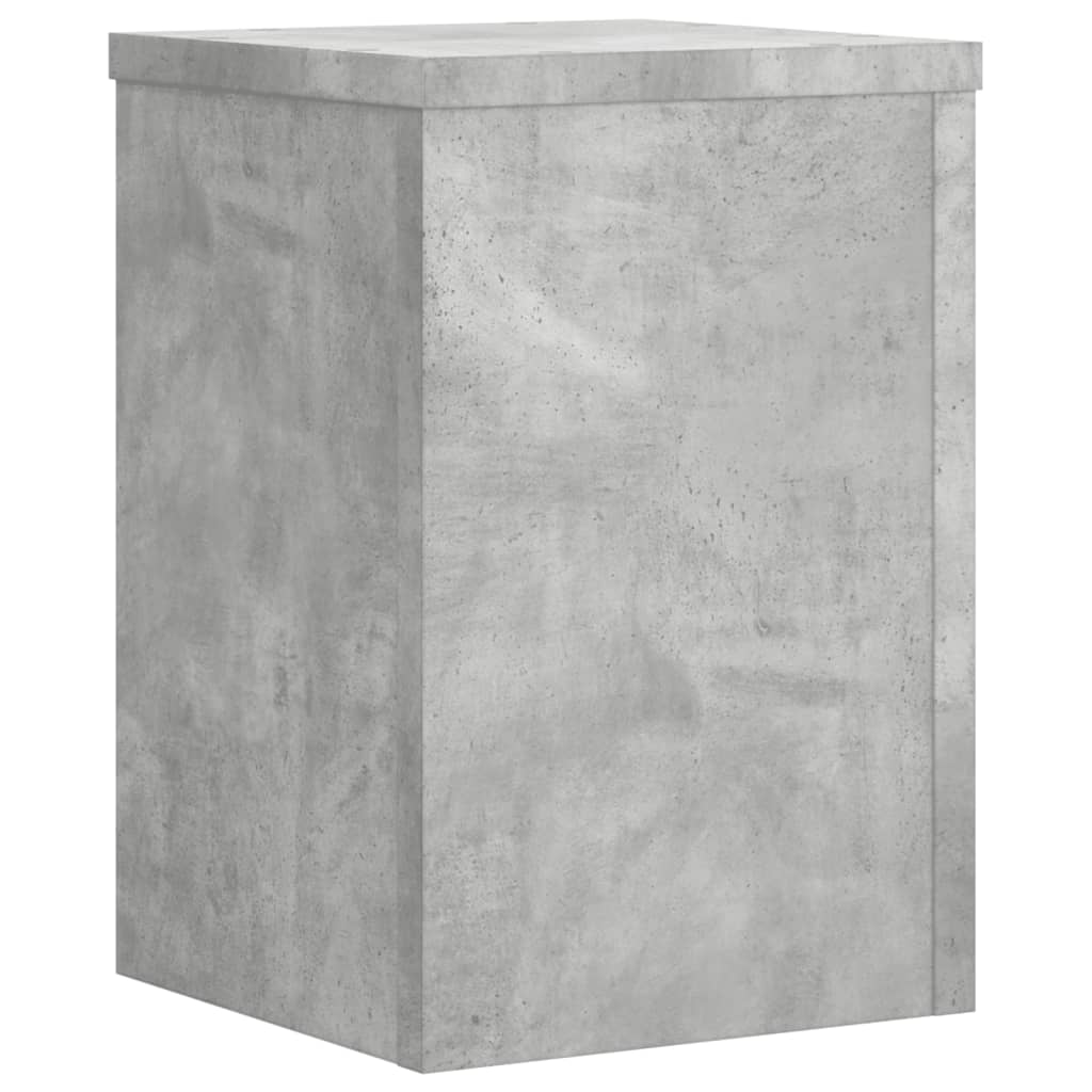 Stovai augalams, 2vnt., betono, 20x20x30cm, apdirbta mediena Stovai augalams, 2vnt., betono, 20x20x30cm, apdirbta mediena - Image 5