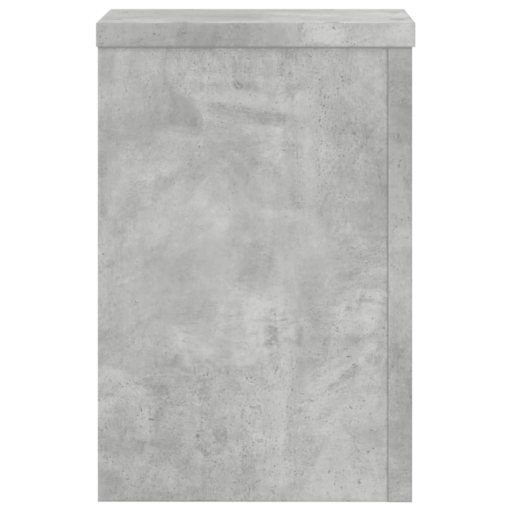 Stovai augalams, 2vnt., betono, 20x20x30cm, apdirbta mediena Stovai augalams, 2vnt., betono, 20x20x30cm, apdirbta mediena - Image 8