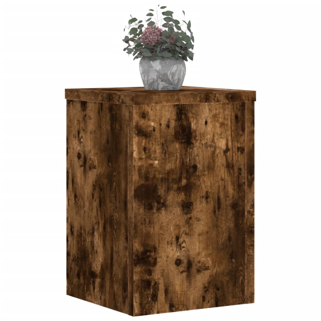 Stovai augalams, 2vnt., dūminiai, 20x20x30cm, apdirbta mediena Stovai augalams, 2vnt., dūminiai, 20x20x30cm, apdirbta mediena - Image 10