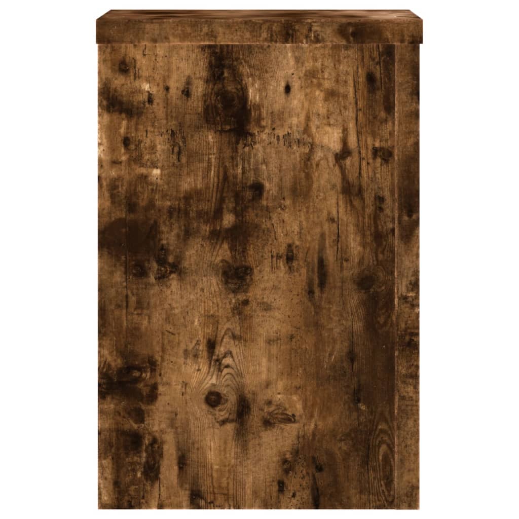 Stovai augalams, 2vnt., dūminiai, 20x20x30cm, apdirbta mediena Stovai augalams, 2vnt., dūminiai, 20x20x30cm, apdirbta mediena - Image 6