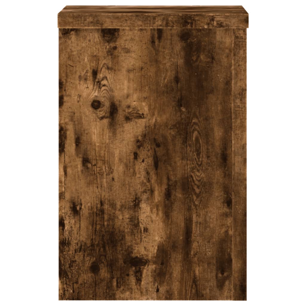 Stovai augalams, 2vnt., dūminiai, 20x20x30cm, apdirbta mediena Stovai augalams, 2vnt., dūminiai, 20x20x30cm, apdirbta mediena - Image 8