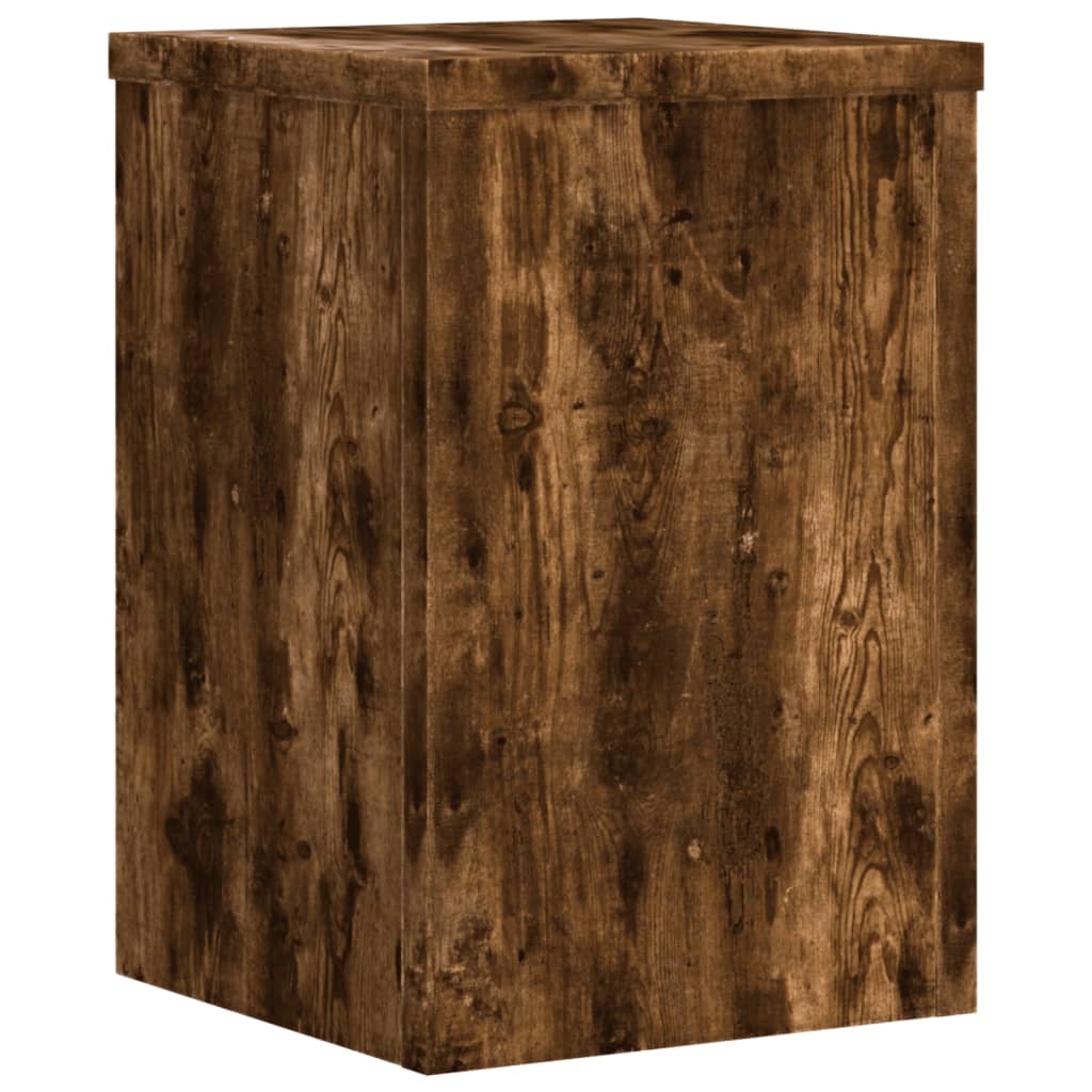 Stovai augalams, 2vnt., dūminiai, 20x20x30cm, apdirbta mediena Stovai augalams, 2vnt., dūminiai, 20x20x30cm, apdirbta mediena - Image 7