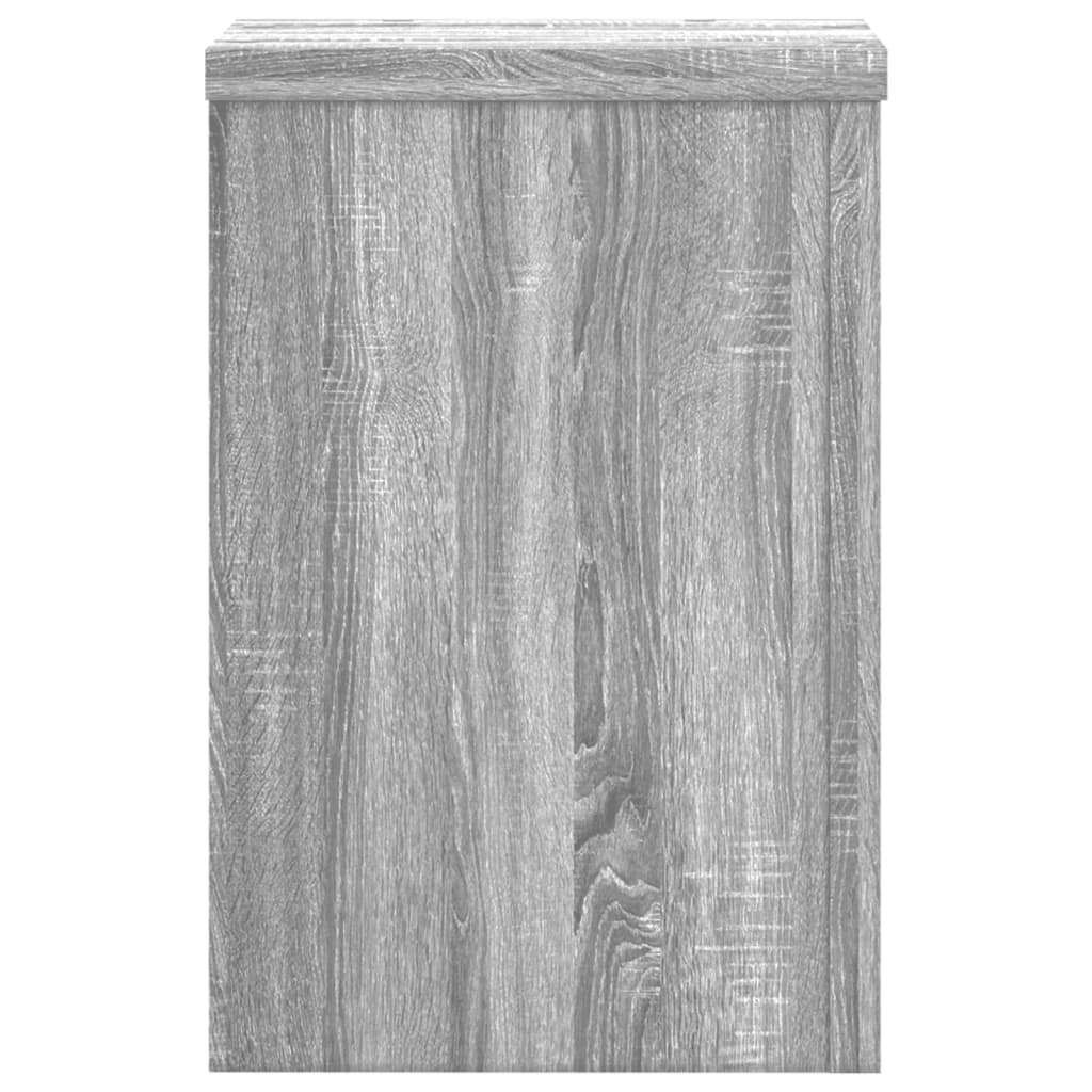 Stovai augalams, 2vnt., pilki ąžuolo, 20x20x30cm, mediena Stovai augalams, 2vnt., pilki ąžuolo, 20x20x30cm, mediena - Image 8