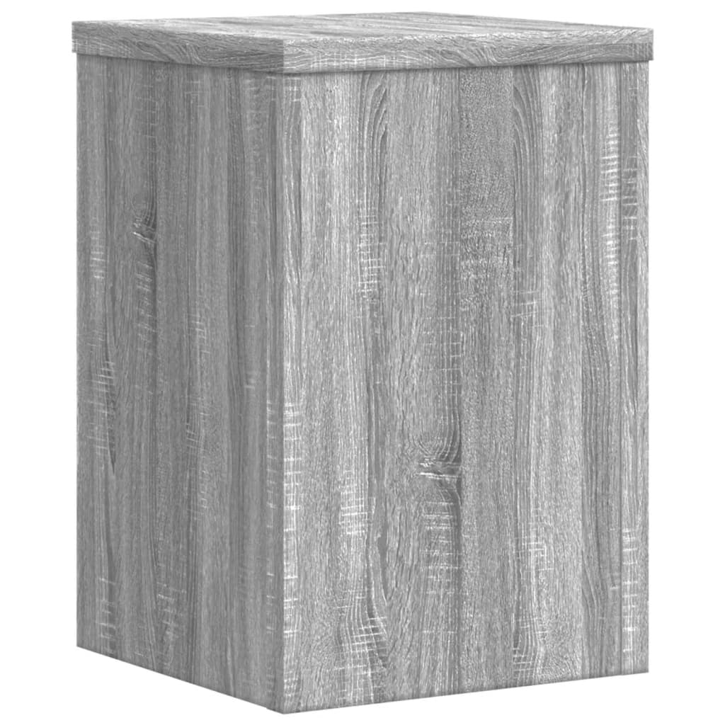 Stovai augalams, 2vnt., pilki ąžuolo, 20x20x30cm, mediena Stovai augalams, 2vnt., pilki ąžuolo, 20x20x30cm, mediena - Image 7