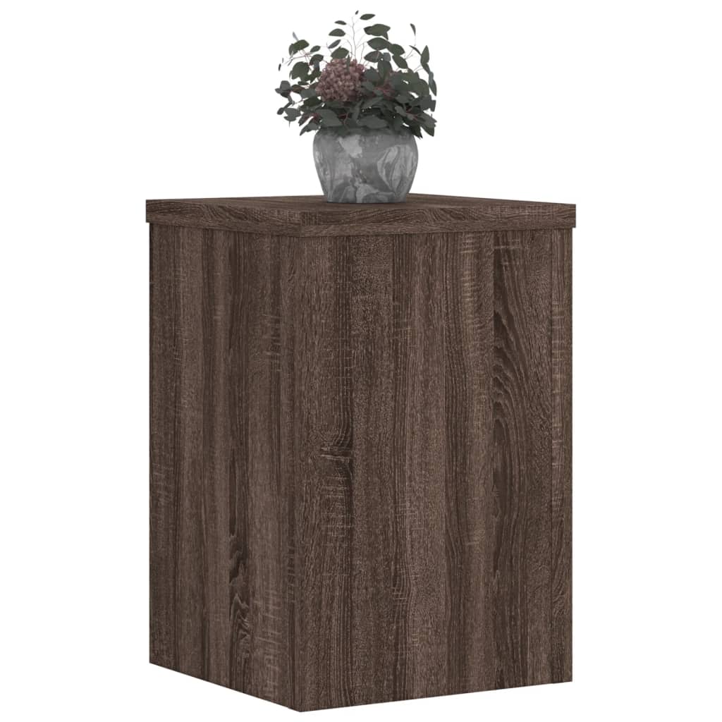 Stovai augalams, 2vnt., rudi ąžuolo, 20x20x30cm, mediena Stovai augalams, 2vnt., rudi ąžuolo, 20x20x30cm, mediena - Image 10